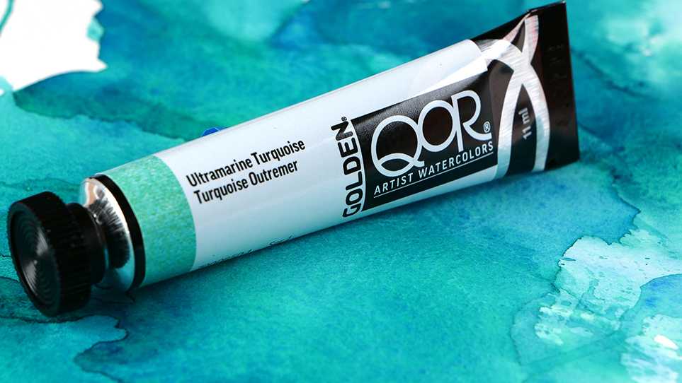 QoR Watercolor Ultramarine Turquoise Now In 11ml Open Stock!